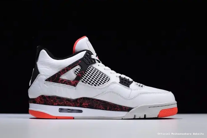 Official Maikesneakers Hot 308497-116 Lava Jordan 4 Air Retro 0614